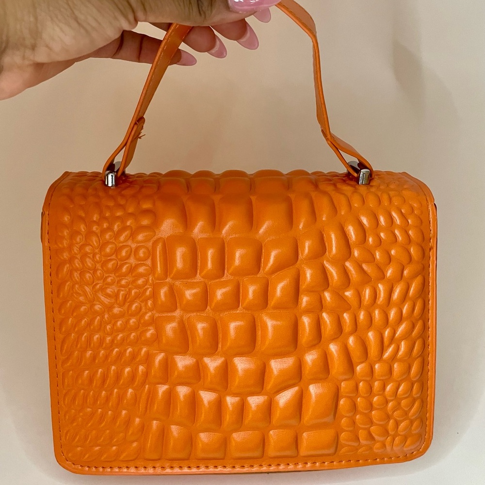Croc Satchel Bag